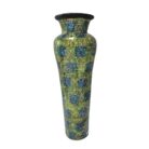 Green And Blue Mosaic Vase YUB0600E Front