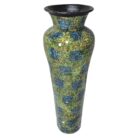 Green And Blue Mosaic Vase YUB0600E Top
