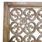 Jantung Carved Brown Headboard MAD1295A Close