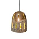 Luka Hanging Teak Lamp NJA8519 On