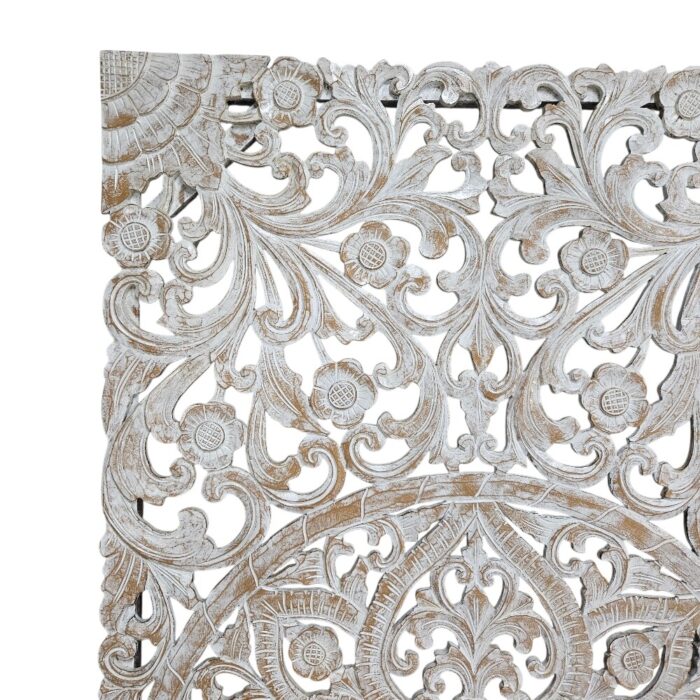Mandala Carved Panel Headboard MAD1286 Close Up Mandala Carved Panel Headboard MAD1286 Close Up