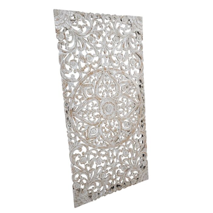 Mandala Carved Panel Headboard MAD1286 Side Mandala Carved Panel Headboard MAD1286 Side