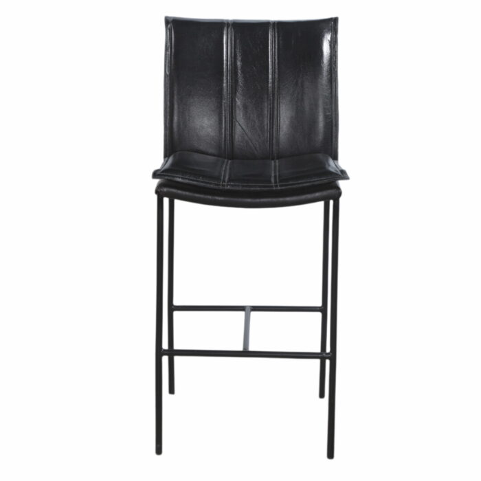 Novak Leather Bar Stool