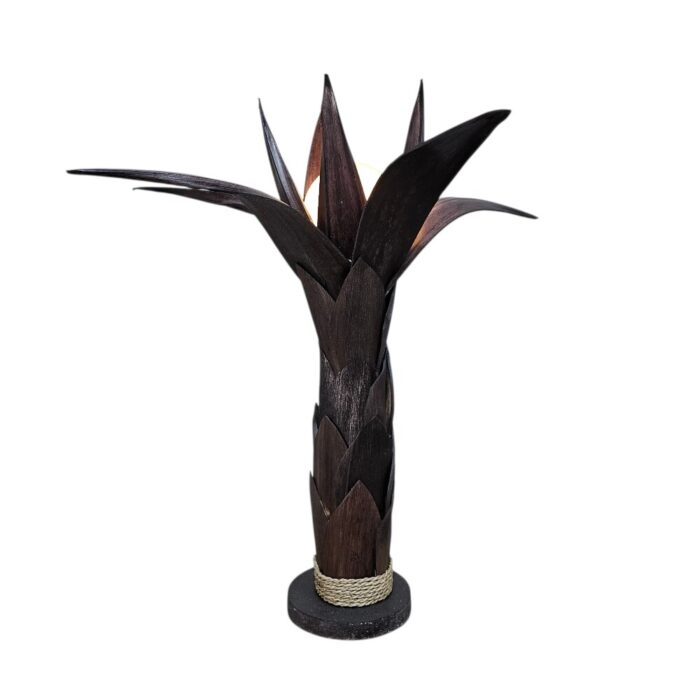 Palm Twist Side Table Lamp NIM0210 On