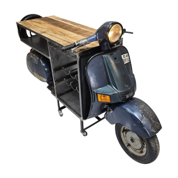Reclaimed Wood Scooter Bar