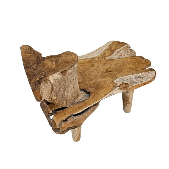Suar Wooden Display Seat Bench NJA9805A Side Suar Wooden Display Seat Bench NJA9805A Side