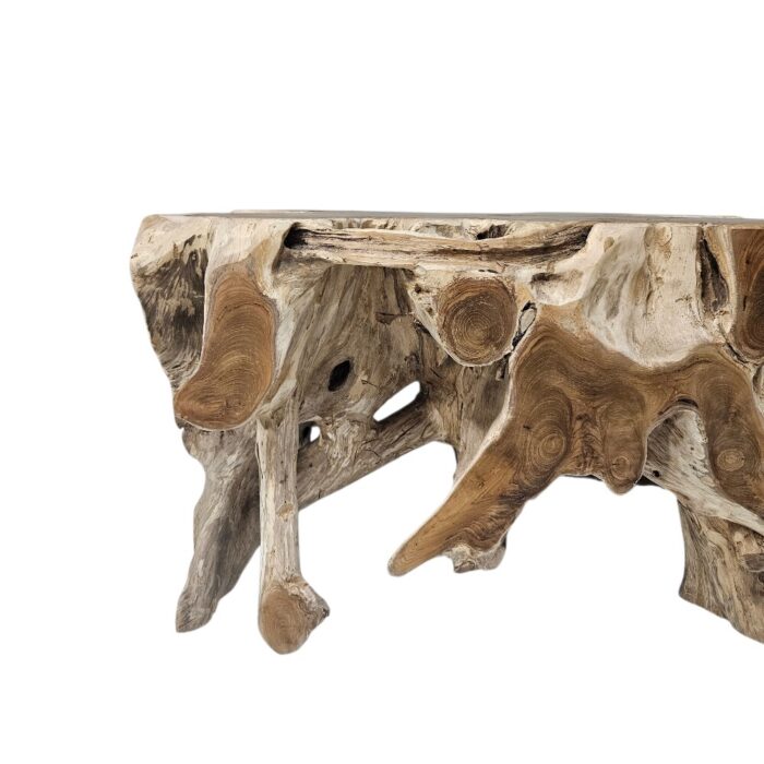 Teak Root Square Side Table Block INJ3150A11 Close Teak Root Square Side Table Block INJ3150A11 Close