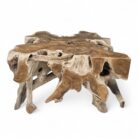Teak Root Square Side Table
