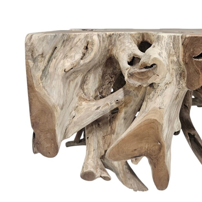 Teak Root Square Side Table Block INJ3150A9 Close Teak Root Square Side Table Block INJ3150A9 Close
