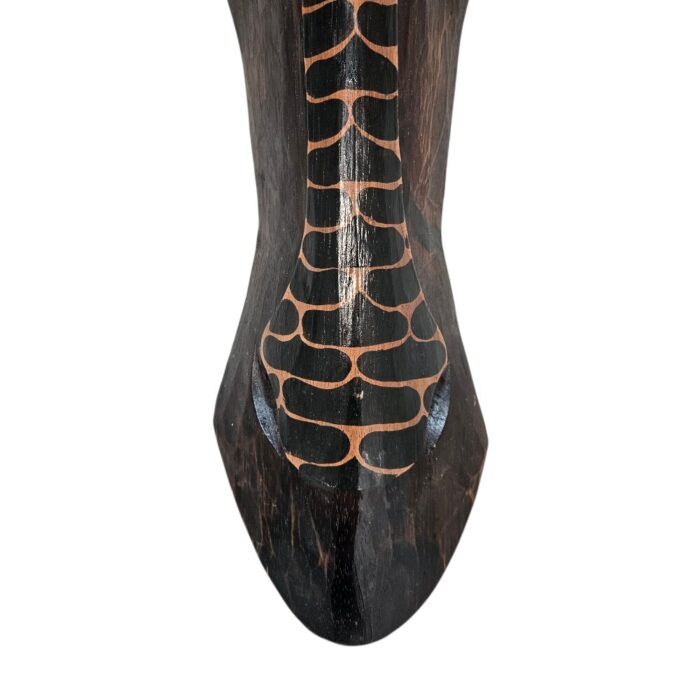 Wooden Giraffee Mask Wall Haning 1m GAL0804 Close