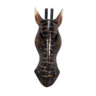 Wooden Giraffee Mask Wall Haning GAL0804B 30cm