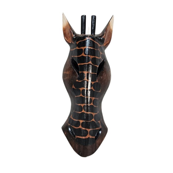 Wooden Giraffee Mask Wall Haning GAL0804B 30cm
