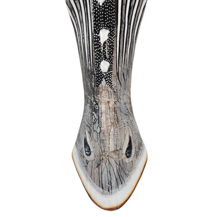 Wooden Zebra Mask Wall Haning 1m GAL0904 Bottom