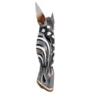 Wooden Zebra Mask Wall Haning 1m GAL0904A 50CM Side