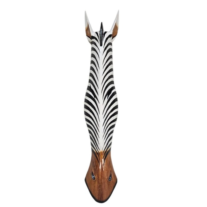 Zebra Wood Mask Wall Hanging GAL0900 1M