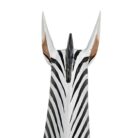 Zebra Wood Mask Wall Hanging GAL0900 1M Close Top