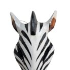 Zebra Wood Mask Wall Hanging GAL0900C 20cm Close Top