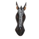 Zebra Wooden Mask Waves Wall Hanging GAL0906A 50cm