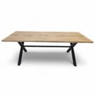 Sotran Dekorativ Acacia X-Leg Dining Table