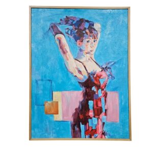 Graceful Ballet Dancer Acrylic Painting