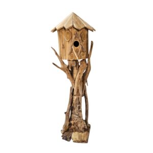 Artistic Teak Bird House - 150cm