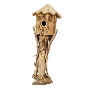 Artistic Teak Bird House - 100cm