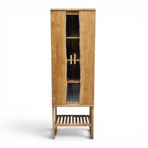 Eden Solid Teak Display Cabinet