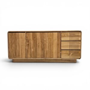 Emerson Solid Teak 3-Door 3-Drawer Sideboard