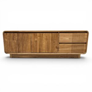 Emerson Solid Teak Media Unit