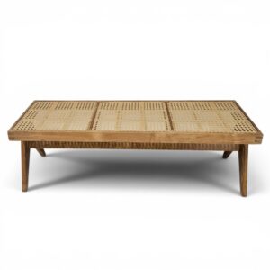 Jaxon Teak & Rattan Bench