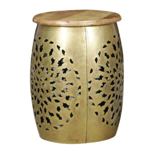 Botanic Cutout Iron Side Table
