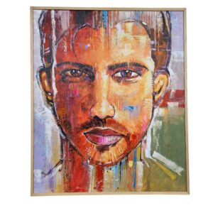 Modern Man Abstract Acrylic Painting