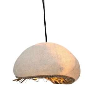 Organic Resin Pebble Hanging Pendant Lamp