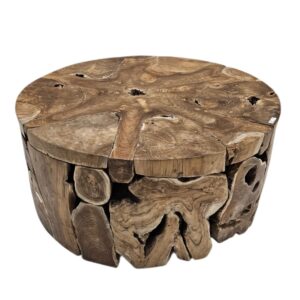 Organic Teak Root Slice Coffee Table